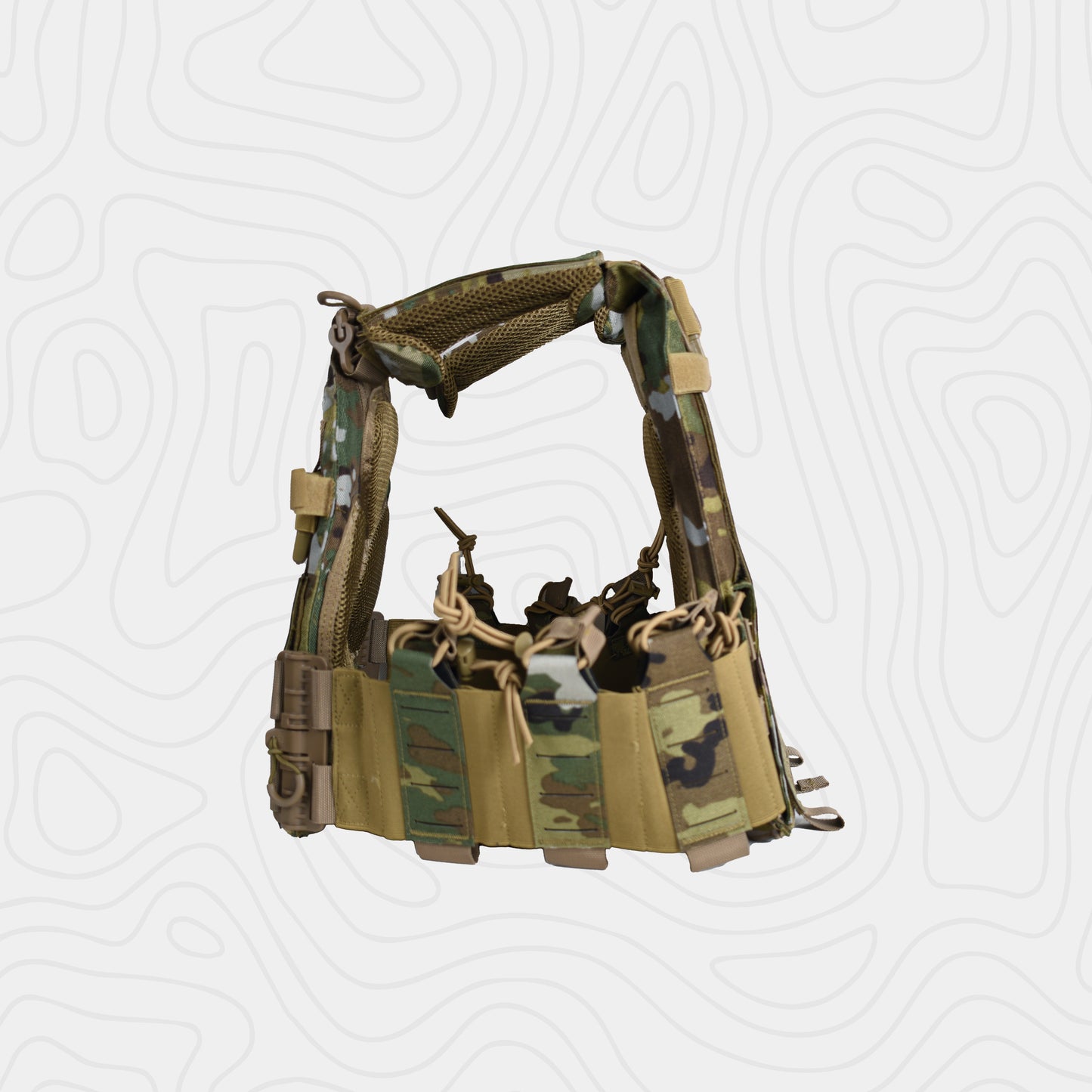 Dark Khaki Camou - مرقط صØراوي غامق