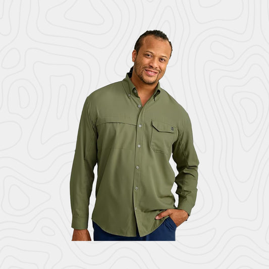 Huk Tide Point Solid Shirt