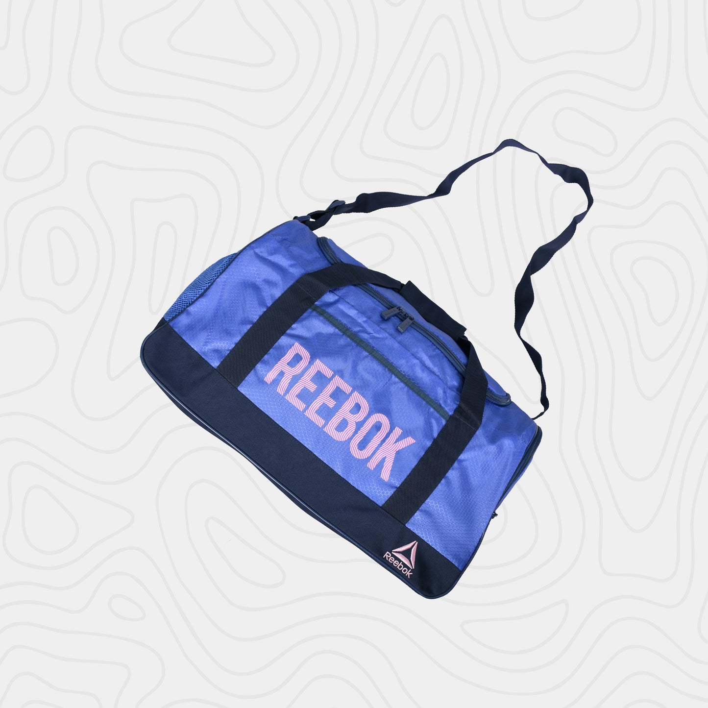 Reebok Blue Active Core Grip Gym Duffel Bag
