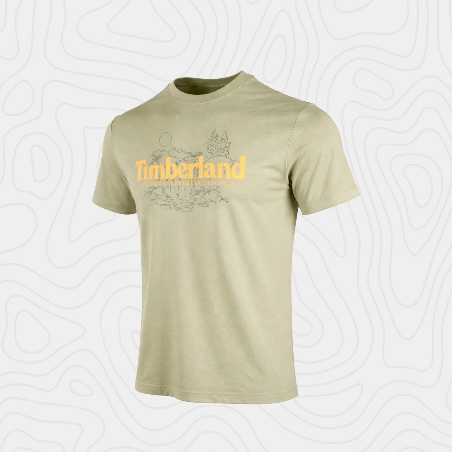 Timberland Hombre Nature Logo Verde Tee