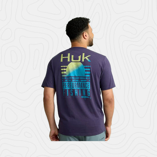 Huk Sunrise Stripe Tee