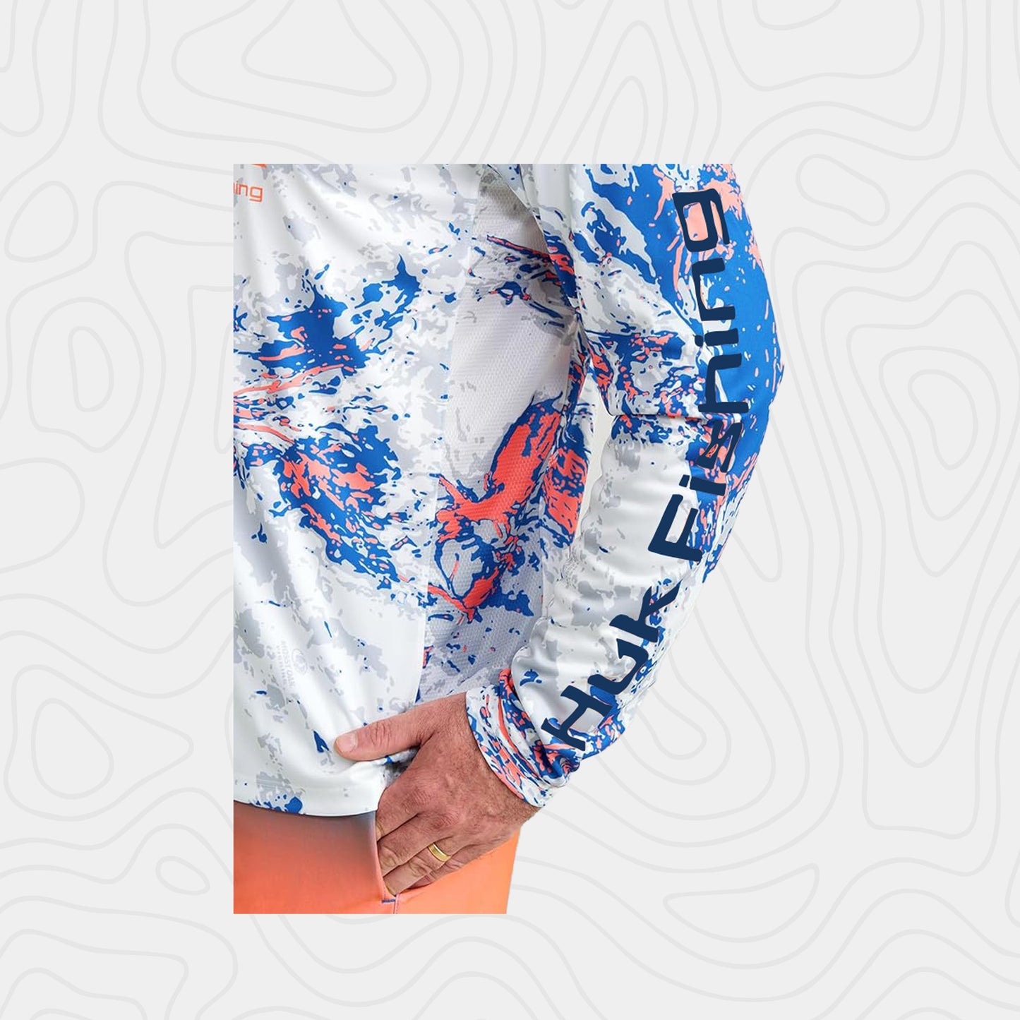 Huk Pursuit Pattern Crew Performance Shirt