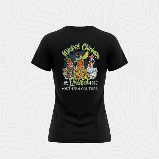 Southern Couture Wicked Chickens Tee