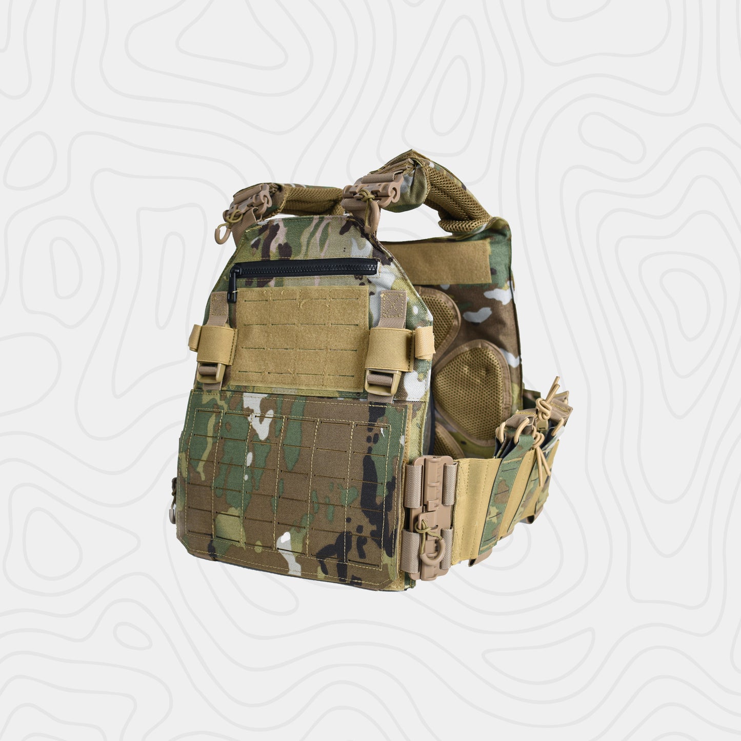 Dark Khaki Camou - مرقط صØراوي غامق