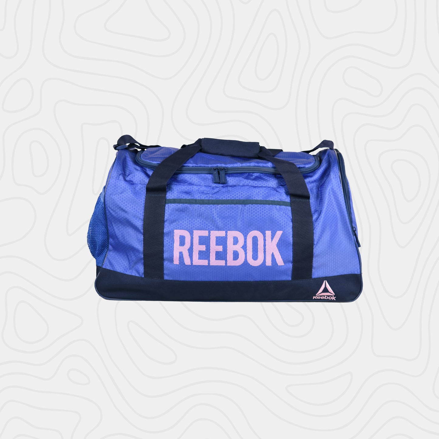 Reebok Blue Active Core Grip Gym Duffel Bag
