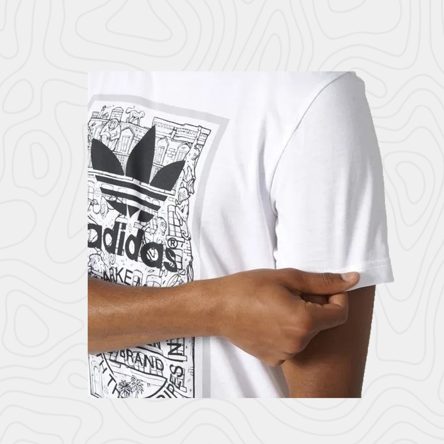 Adidas 3 Stripes Tee