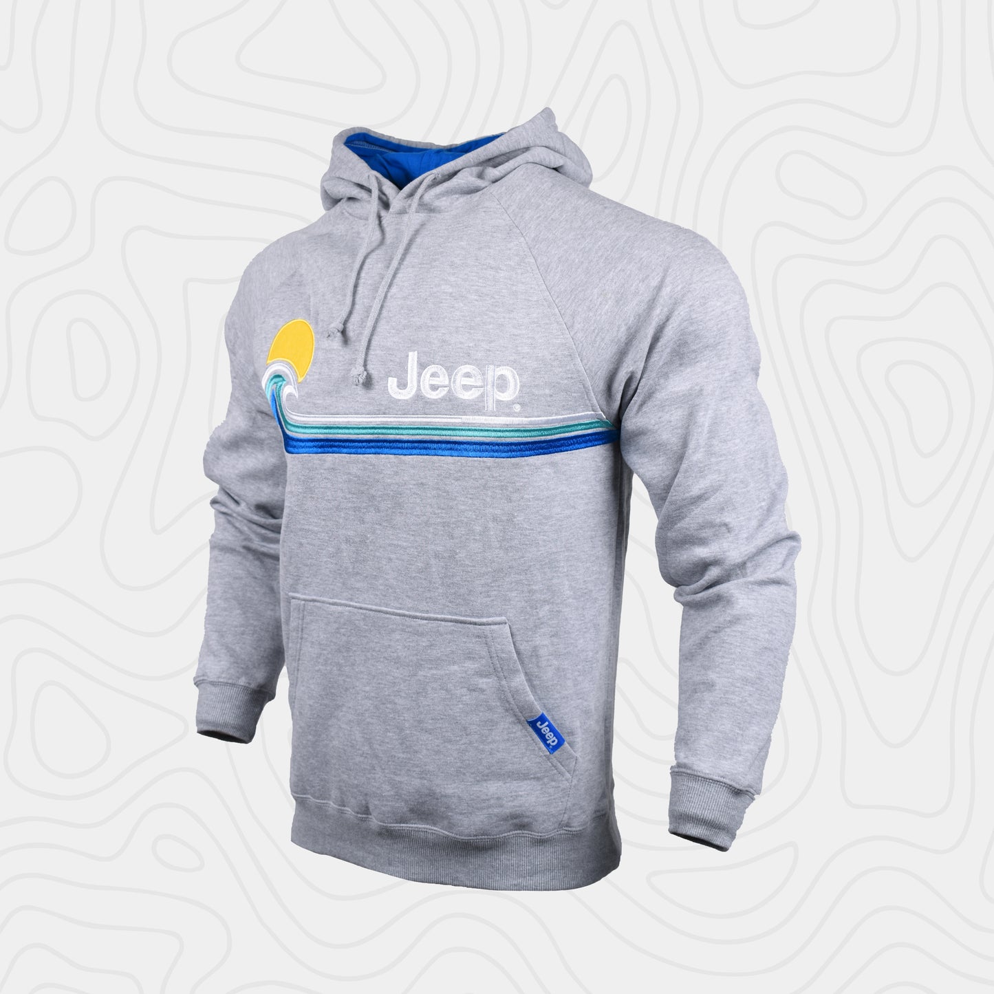 Jeep Ocean Wave Accent Hoodie
