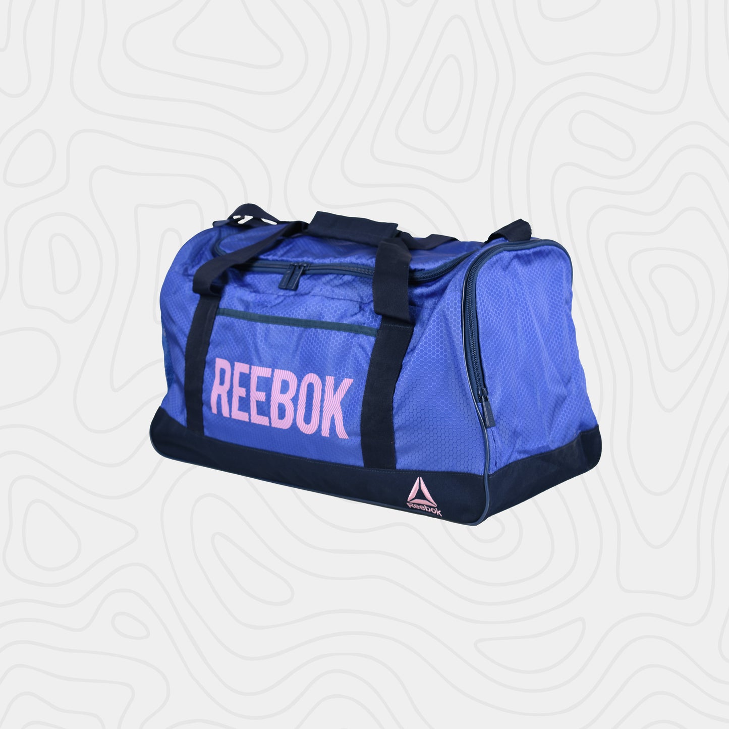 Reebok Blue Active Core Grip Gym Duffel Bag