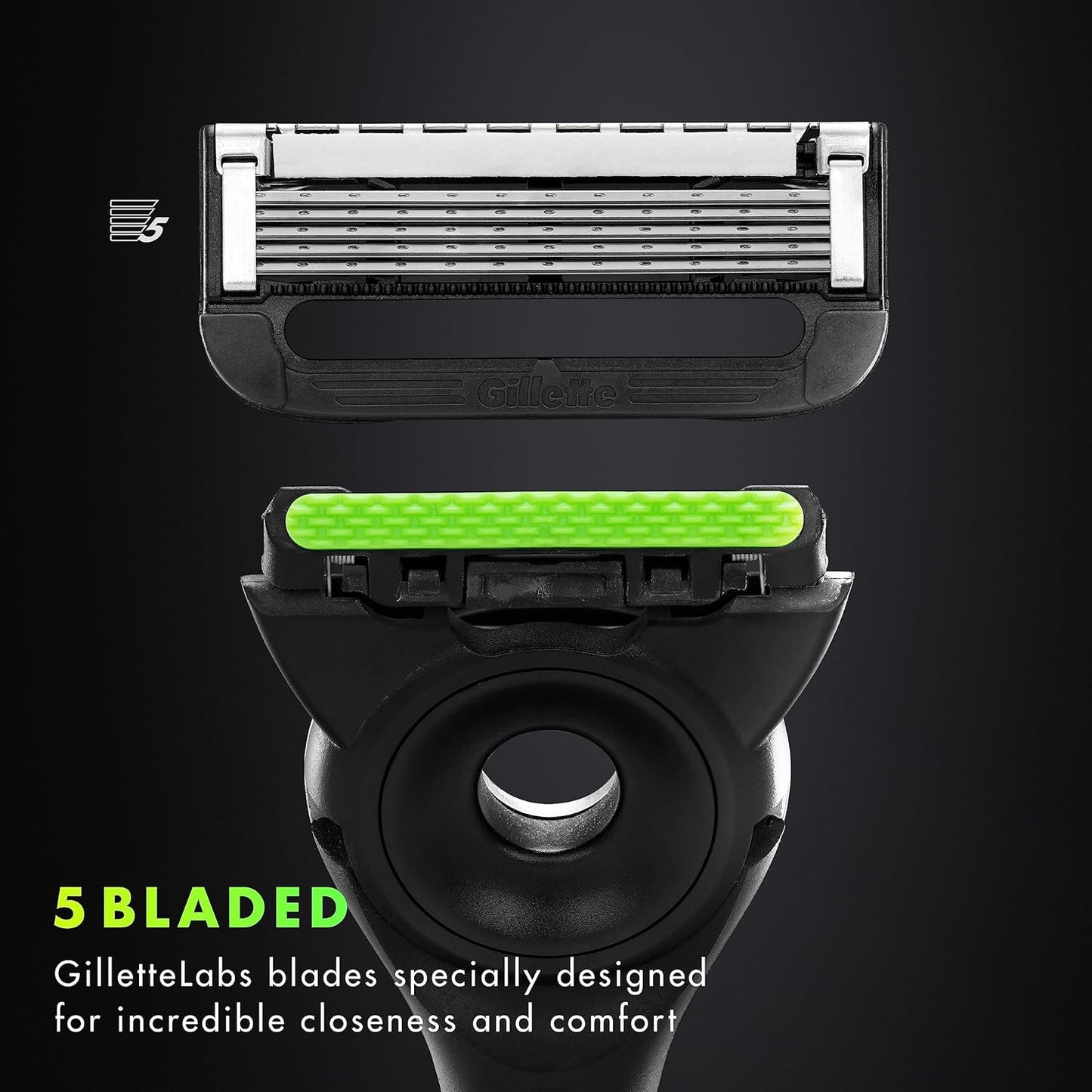 Gillette Labs Razor Black and Gold Edition