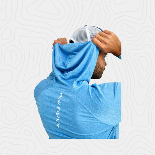 Huk Pursuit Vented Hooded Shirt