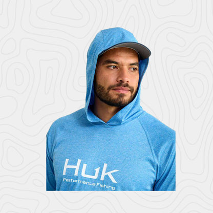 Huk Pursuit Vented Hooded Shirt