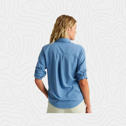 Huk Tidal Dot Button Down Collar Shirt