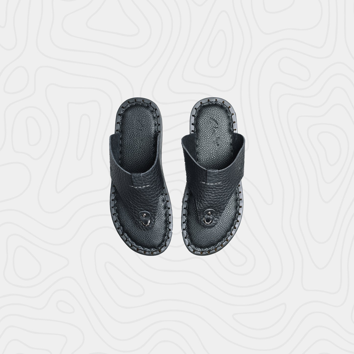 Clarks Open Toe Leather Slipper