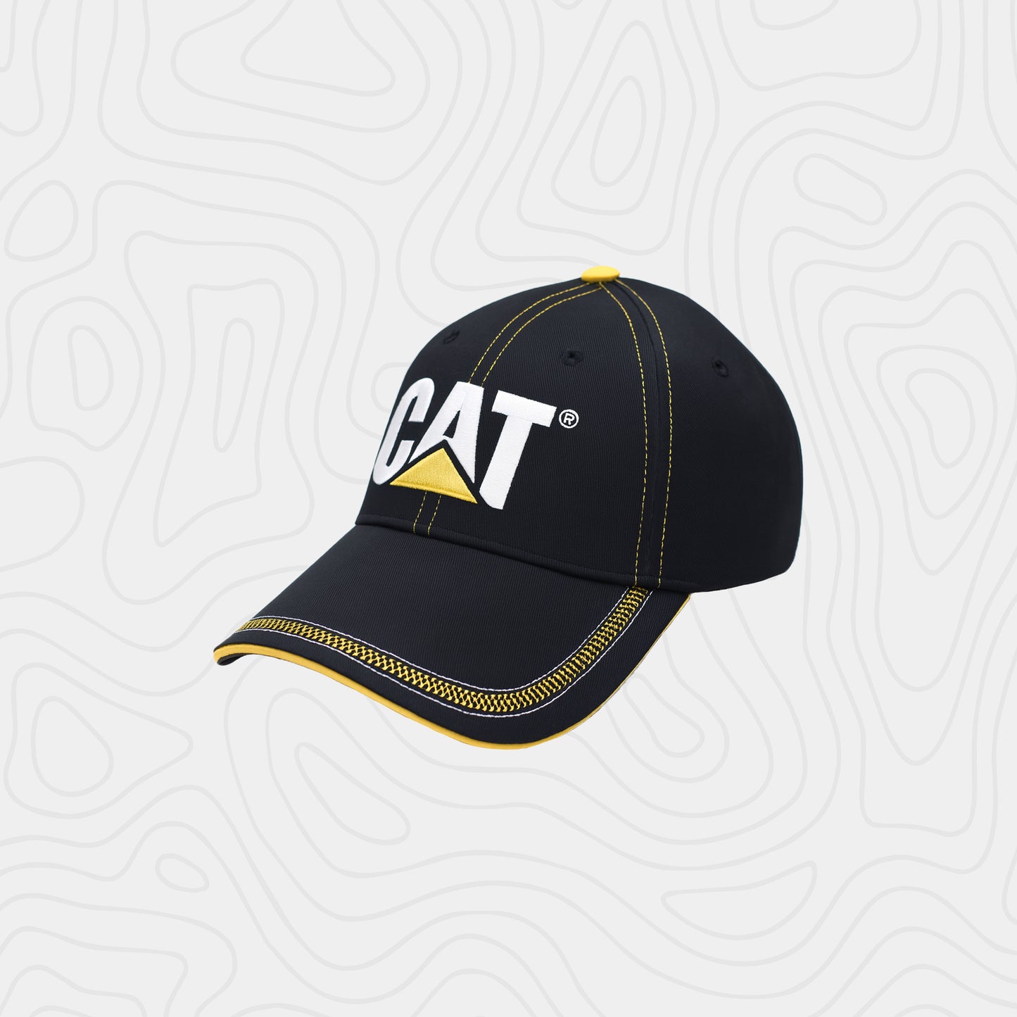 Caterpillar Yellow Line II Cap