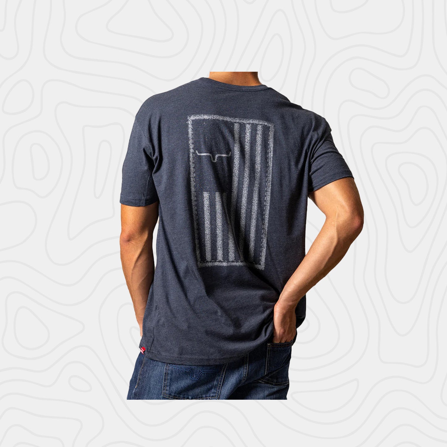 Kimes Ranch Midnight Navy Patched Tee