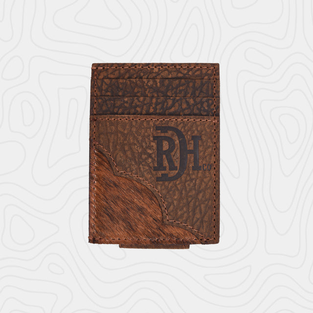 Red Dirt Hat Men's Hair on Hide Card Case II