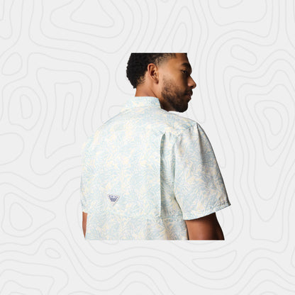 Columbia Yellow Super Slack Tide Camp Shirt