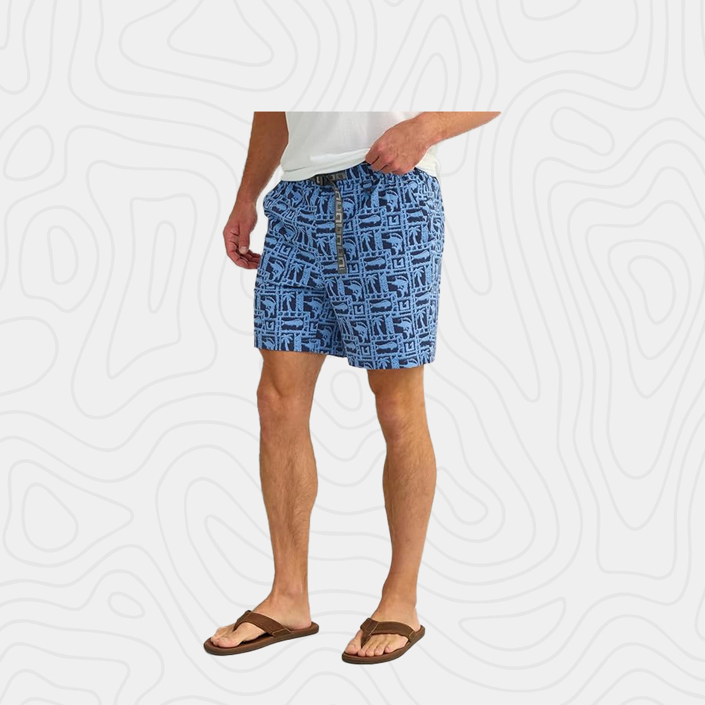 Huk Creekbed Printed Water Short