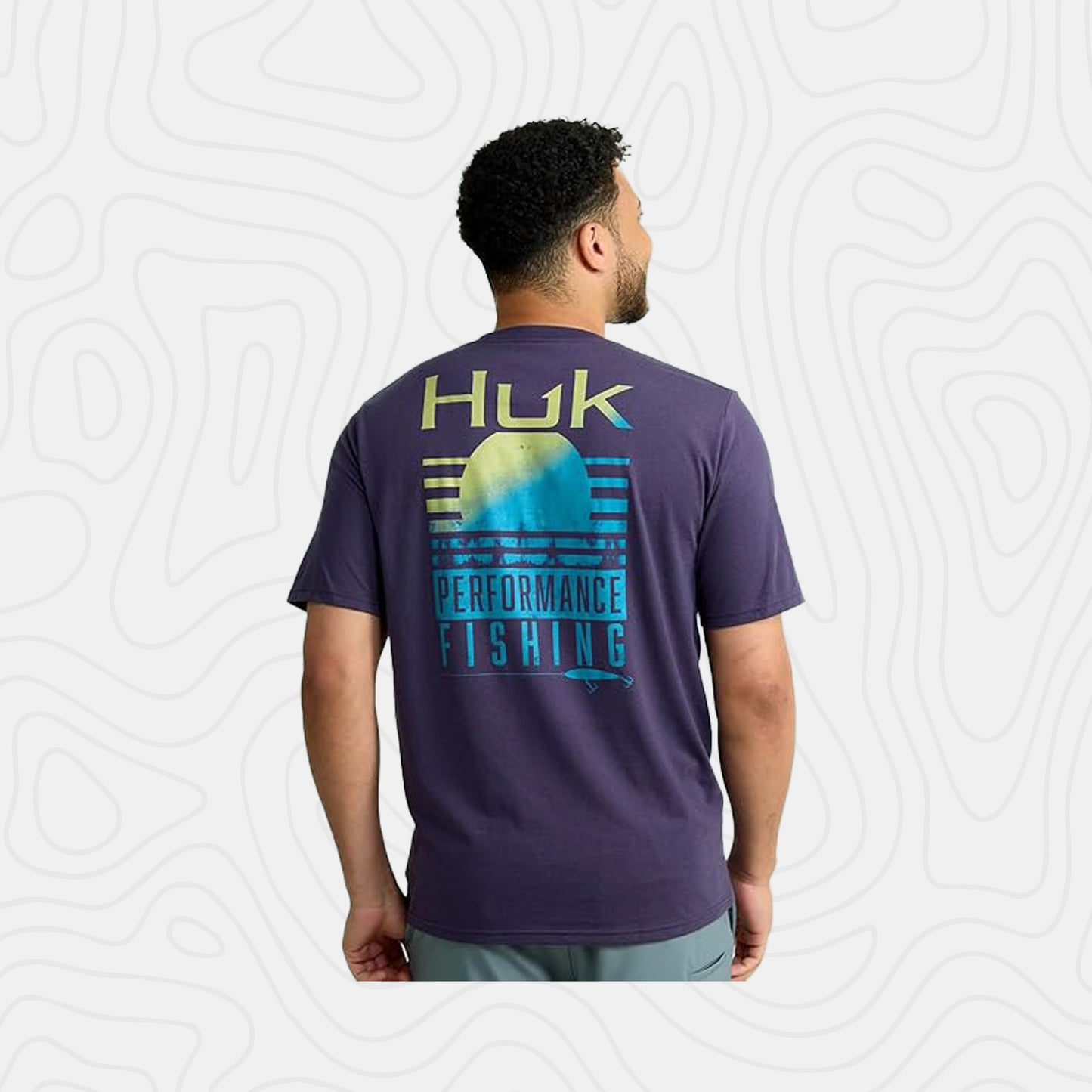 Huk Sunrise Stripe Tee