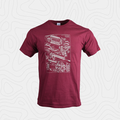 Emersongear AR-15 Type Rifle Exploded Tee