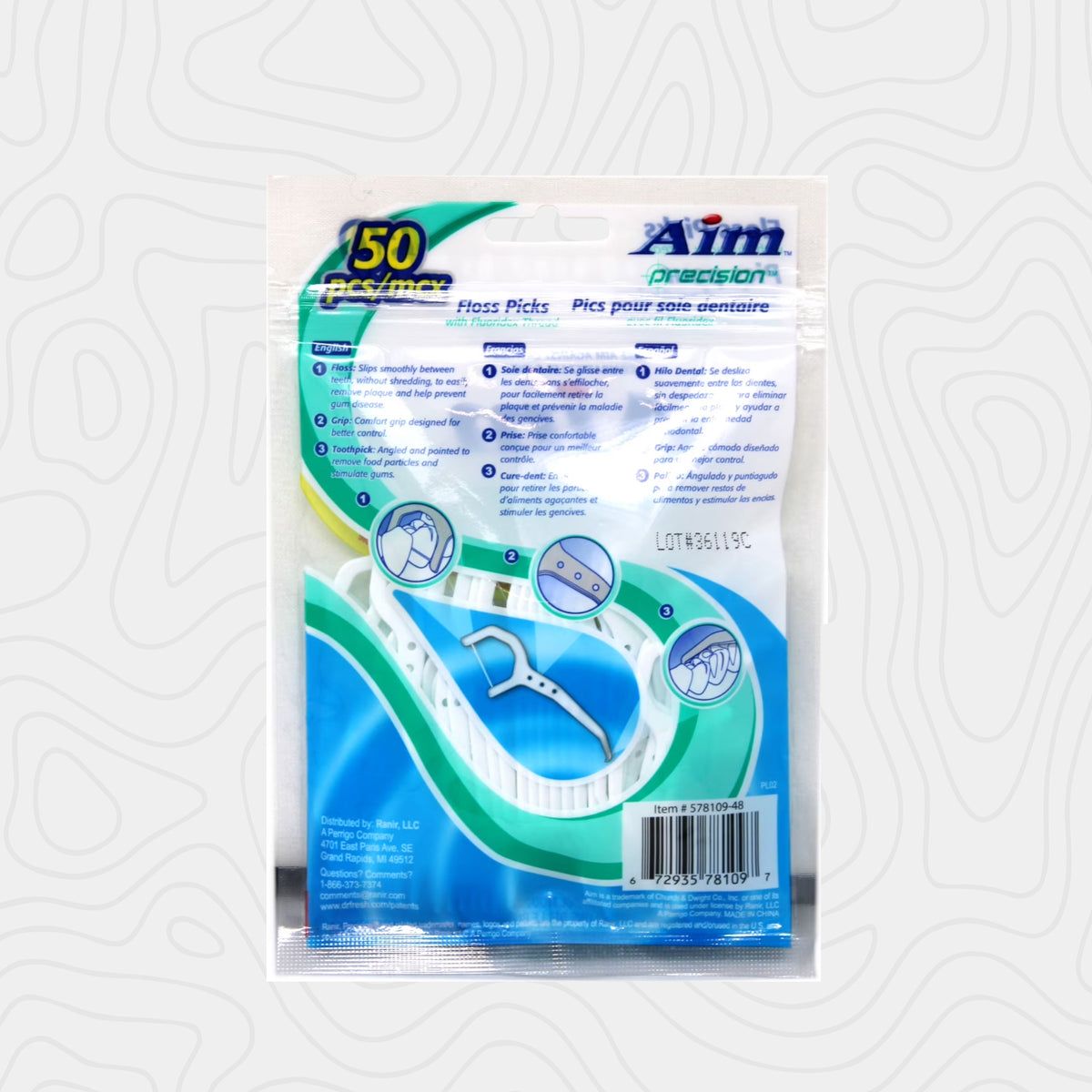 Aim Precision Floss Picks
