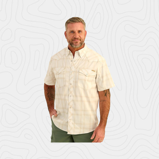 Nomad Hollis Plaid Button Down Hunting Lifestyle Shirt