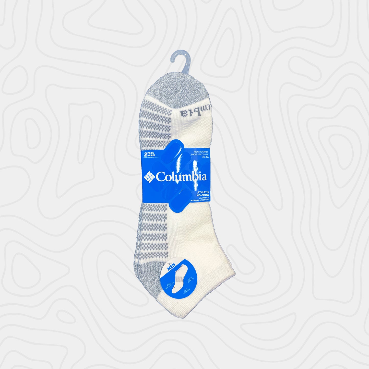 Columbia Athletic No Show Socks
