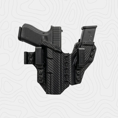 BlueTac Glock Carbon Fiber IWB With Mag Pouch