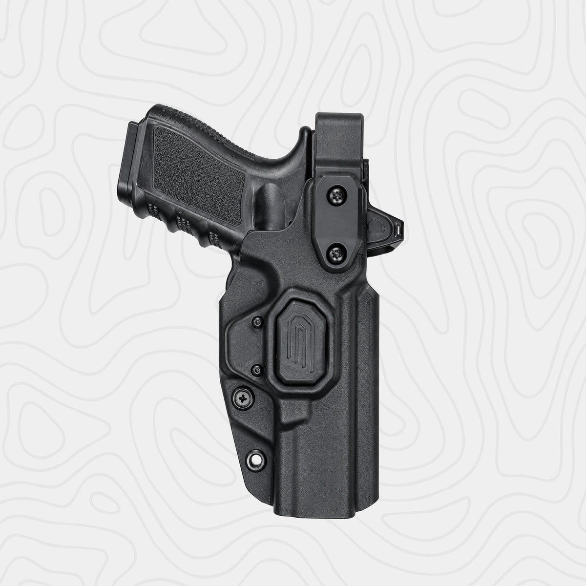 BlueTac OWB Glock Kydex Level 3 Retention Duty Holster
