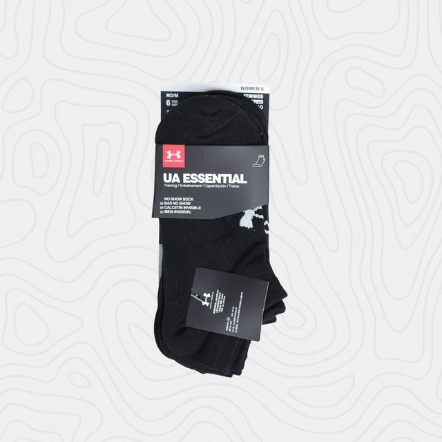 UA® Essential No Show Socks