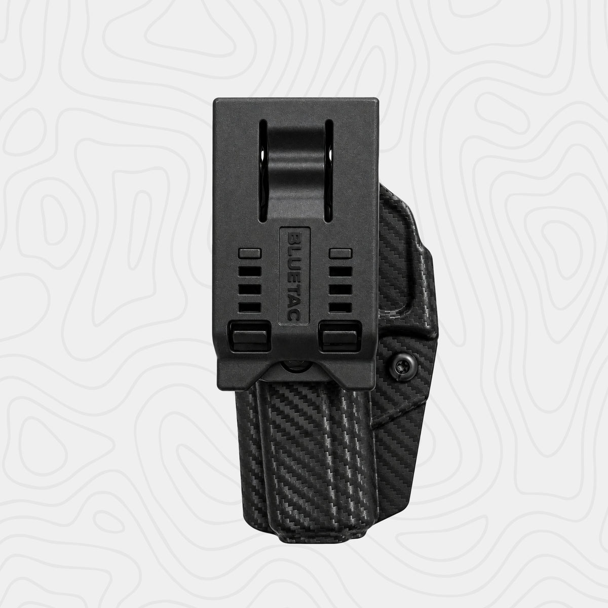 BlueTac OWB Carbon Fiber Quick Draw & Belt Clip Glock Holster