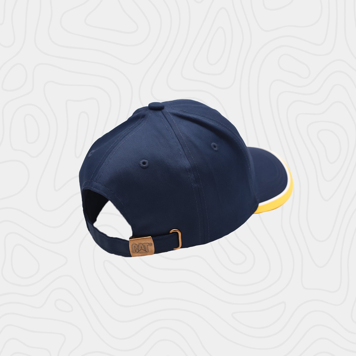 Caterpillar Yellow Line Cap