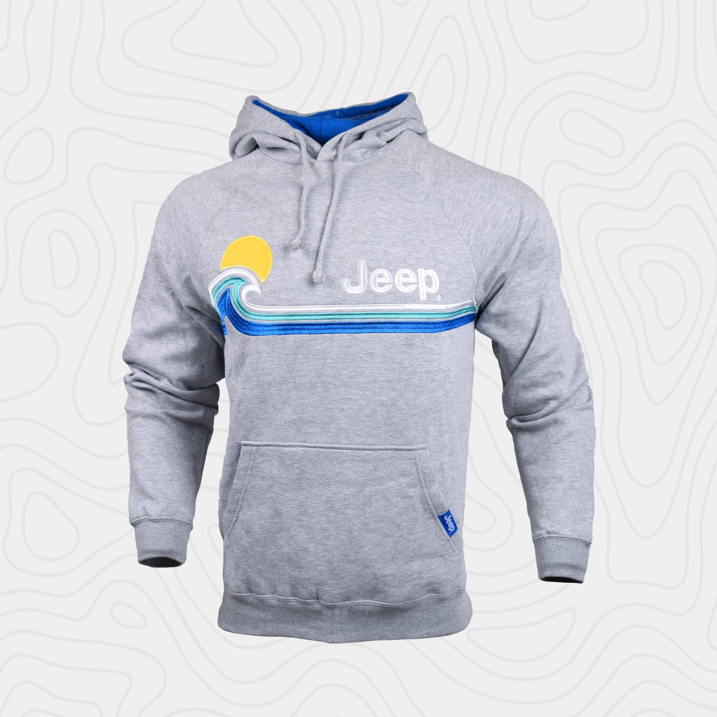 Jeep Ocean Wave Accent Hoodie
