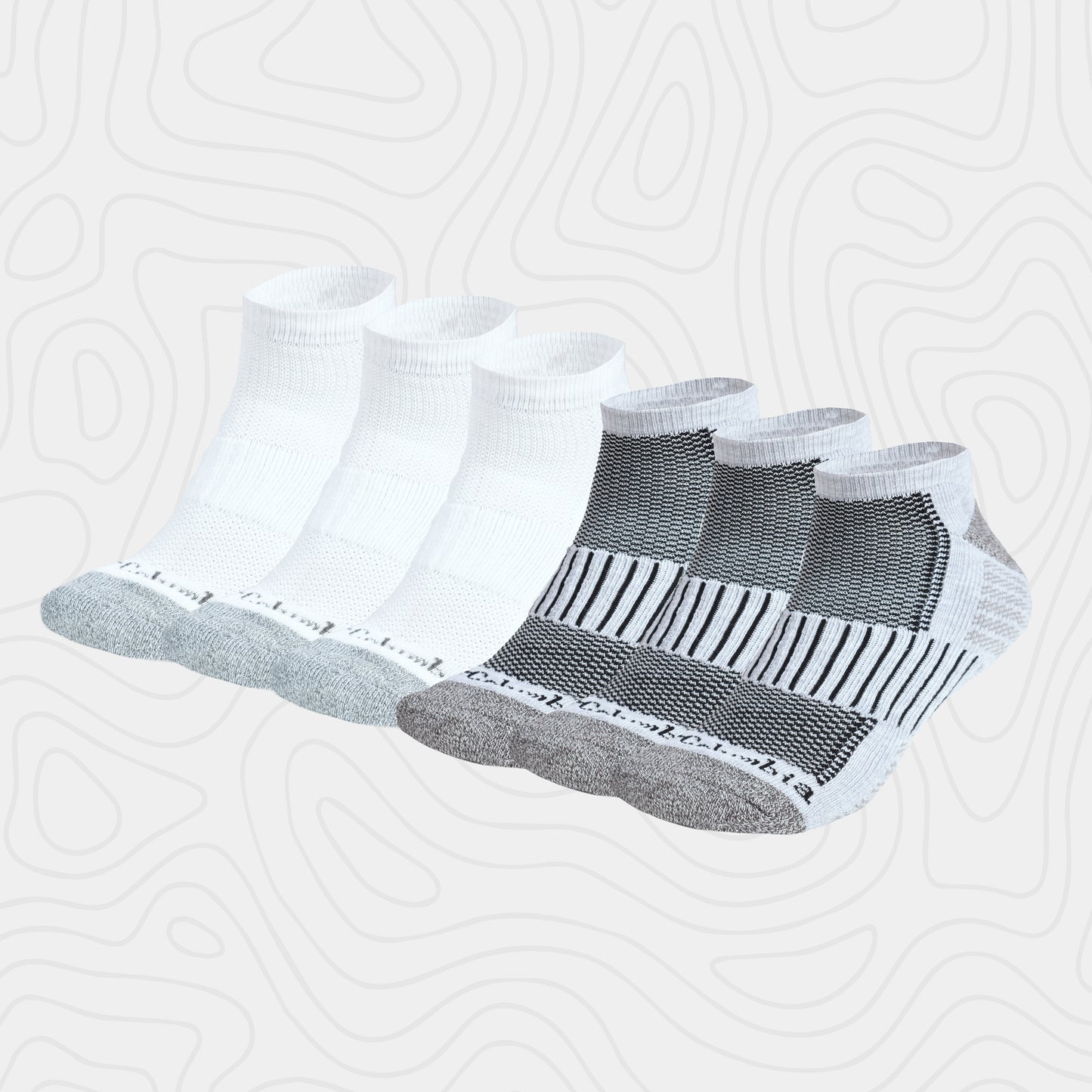 Columbia No-Show Athletic Socks