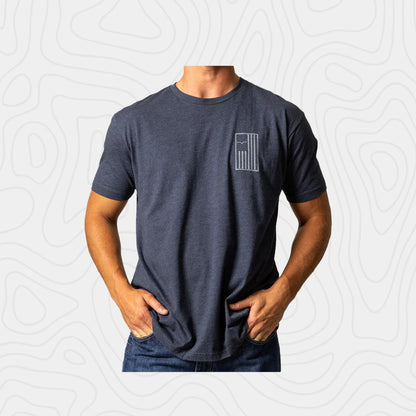 Kimes Ranch Midnight Navy Patched Tee