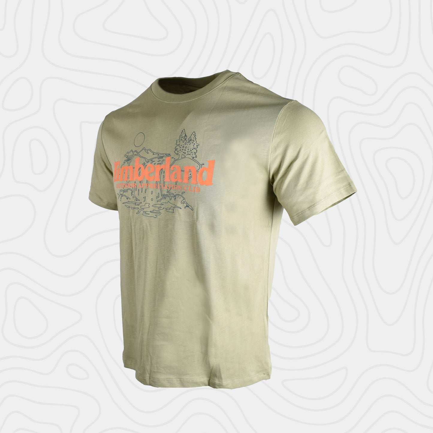 Timberland Hombre Nature Logo Verde Tee