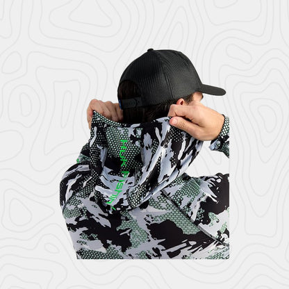 Huk Kc Scott Patterned Pursuit Hoodie