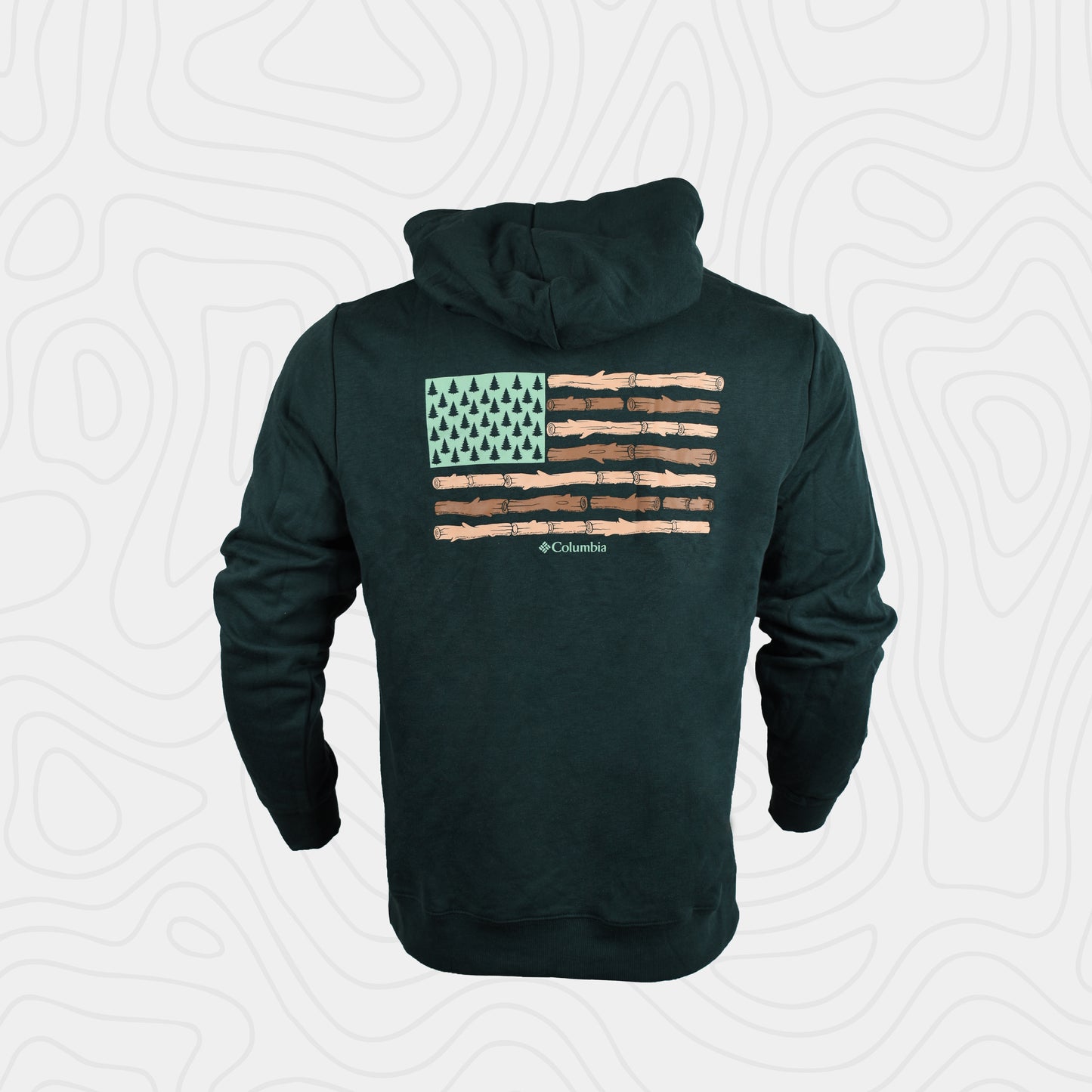 Columbia American Flag Hoodie
