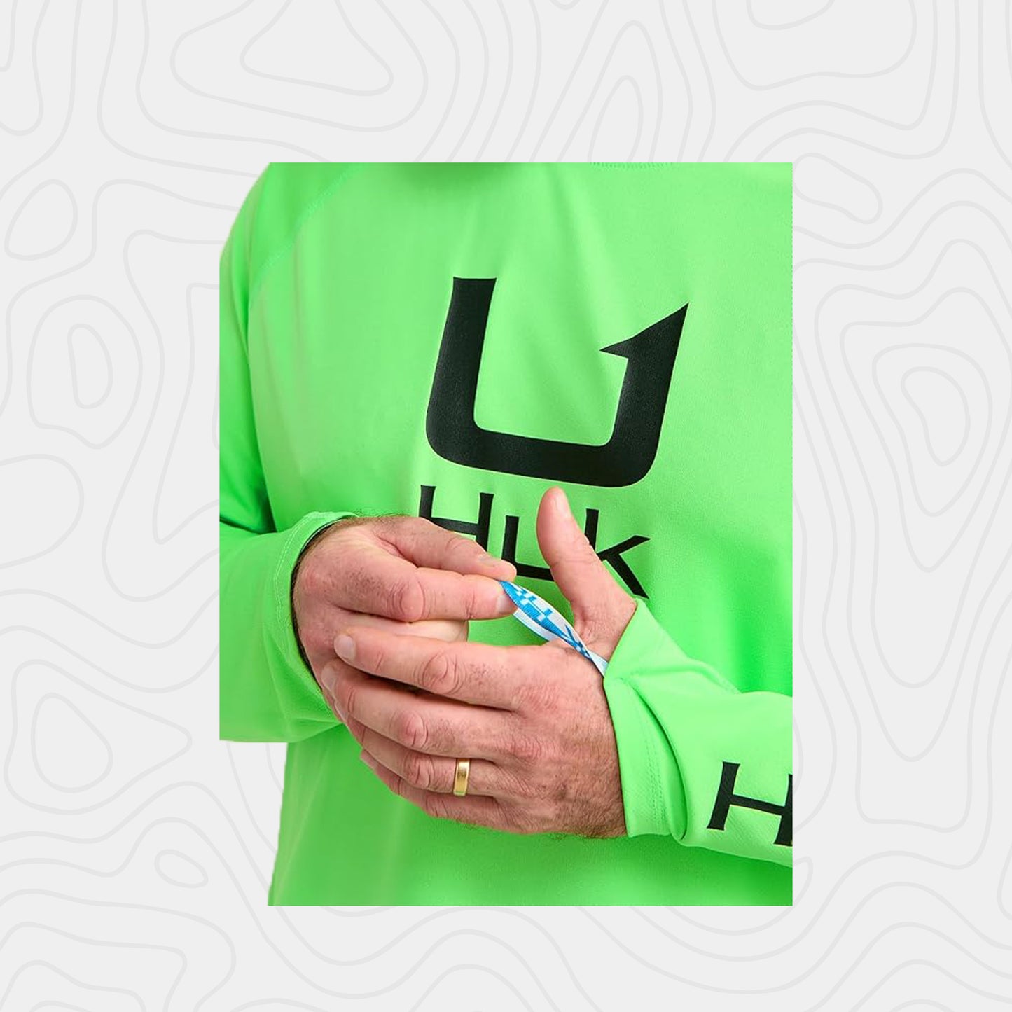 Huk Kc Scott Patterned Icon Crew Tee