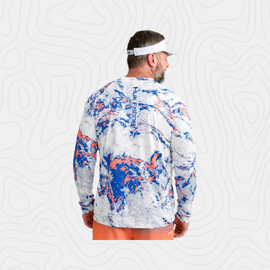 Huk Pursuit Pattern Crew Performance Shirt