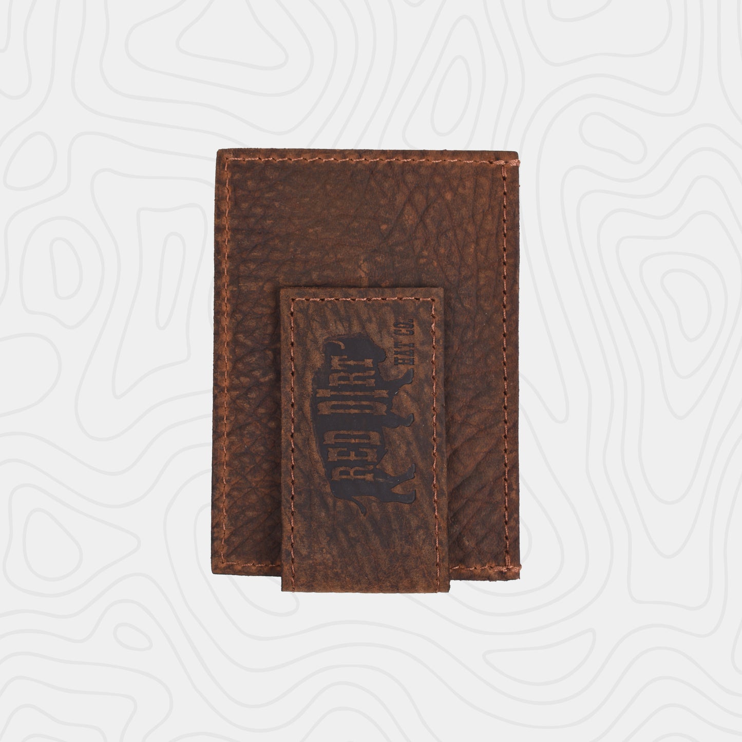 Red Dirt Hat Men's Hair on Hide Card Case II