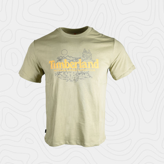 Timberland Hombre Nature Logo Verde Tee