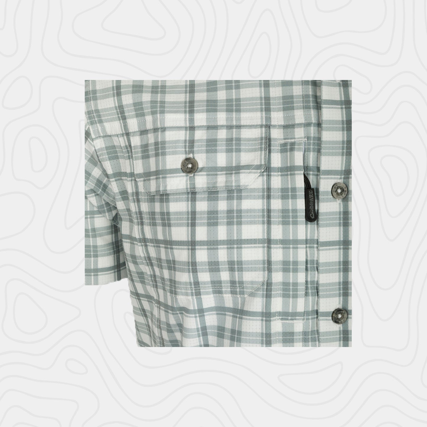 Drake Hunter Creek Window Pane Plaid Shirt
