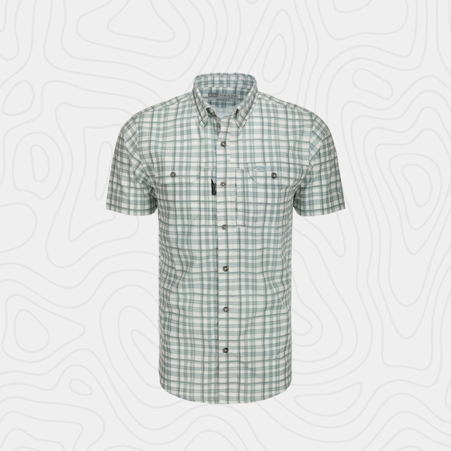 Drake Hunter Creek Window Pane Plaid Shirt