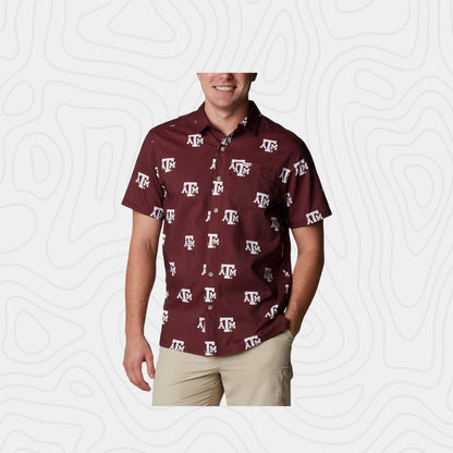 Columbia NCAA Mens Collegiate Super Slack Tide Shirt