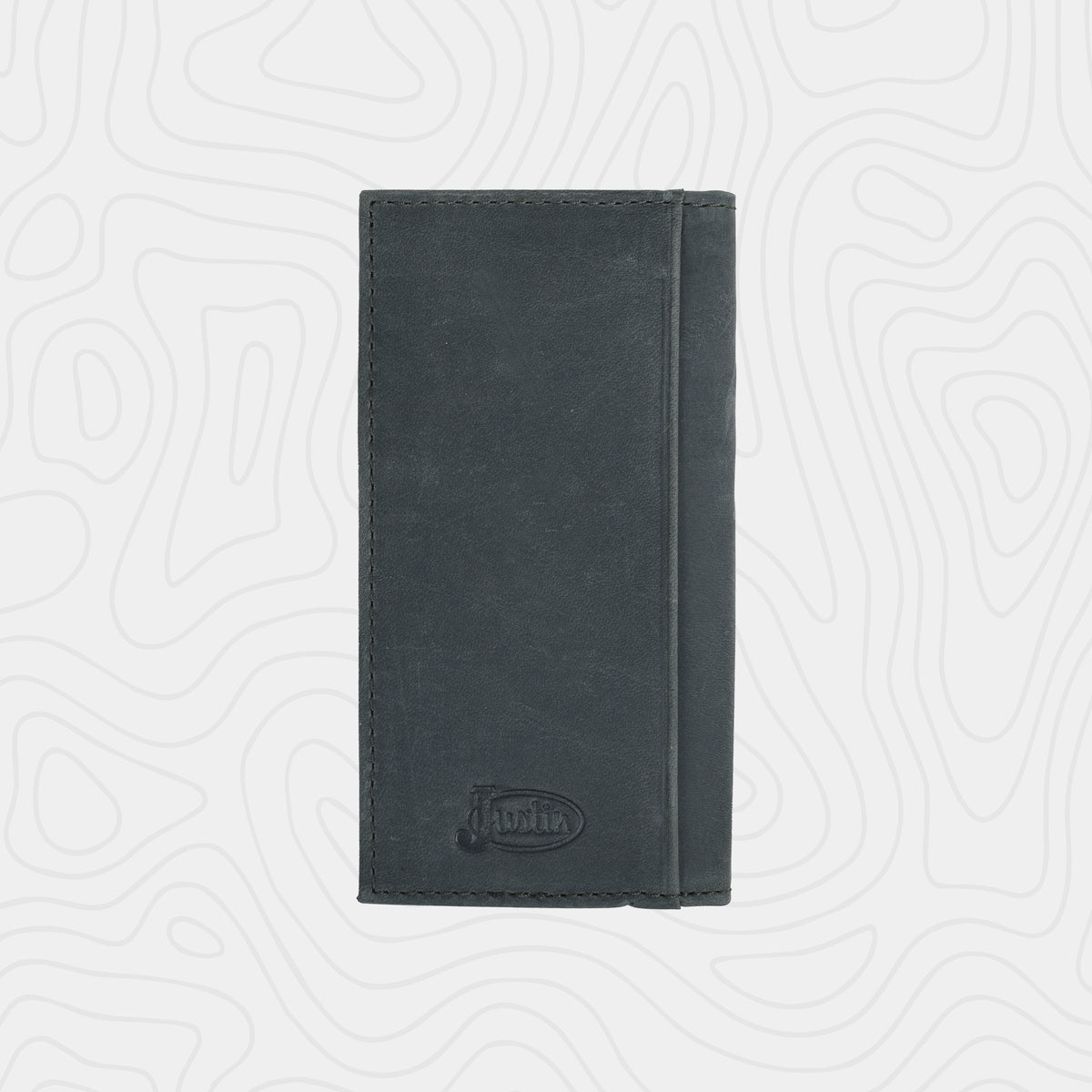 Justin Men's Genuine Leather Graphite Flag Jr. Rodeo Wallet