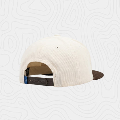 Huk Fine Cord Unstructured Patch Trucker Hat