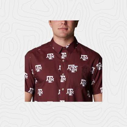Columbia NCAA Mens Collegiate Super Slack Tide Shirt