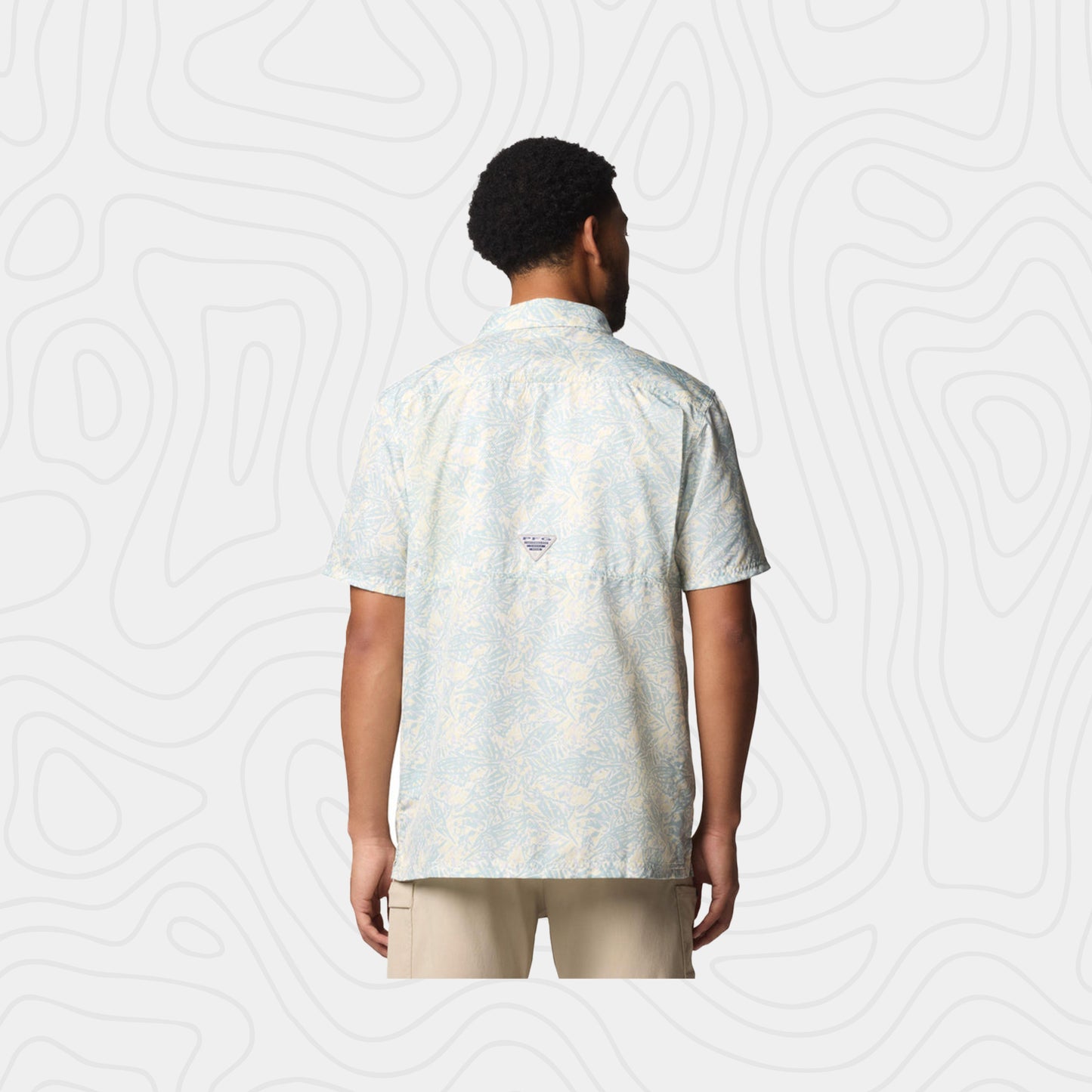 Columbia Yellow Super Slack Tide Camp Shirt