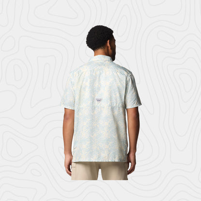 Columbia Yellow Super Slack Tide Camp Shirt